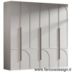 کمد دیواری کلاسیک کد 004 4 wall closet 122 | فانوس دیزاین تولید کننده انواع درب اتاق ، ضد سرقت، درب ورودی و ضد آل