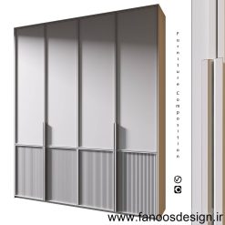 کمد دیواری ام دی اف کد 003