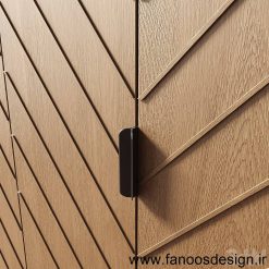 کمد دیواری روکش چوب کد 0111