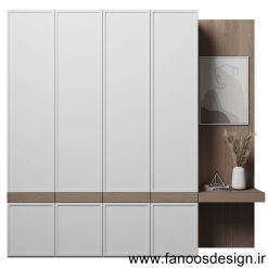 سبد خرید 22 کمد دیواری هایگلاس مدرن کد 30969
