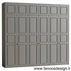 کمد دیواری با رنگ پلی اورتان آیینه خور کد 0117 3 کمد دیواری با رنگ پلی اورتان کد 0117