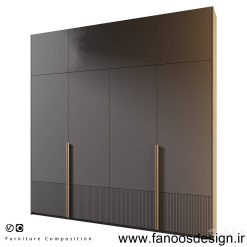 کمد دیواری مدرن کد 31006