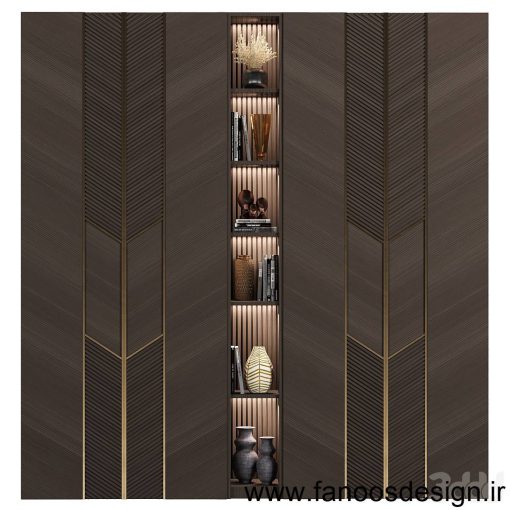 کمد دیواری مدرن استیل خور کد 30996