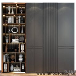 کمد دیواری مدرن کد 30995