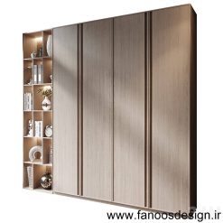 کمد دیواری مینمال کد 31030 3 کمد دیواری مینمال کد 31030