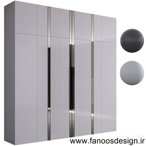کمد دیواری آینه خور کد 31014