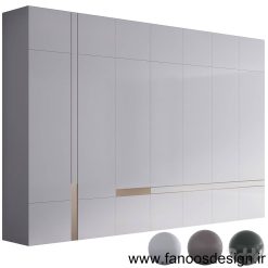 کمد دیواری هایگلاس کد 31013