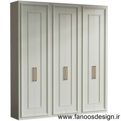 کمد دیواری پلی اورتان کلاسیک کد 31039