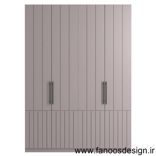 کمد دیواری ام دی اف با رنگ پوششی کد 074