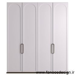 سبد خرید 24 کمد دیواری ام دی اف رنگ پوششی کد 077