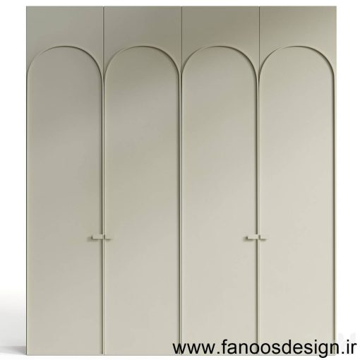 کمد دیواری پلی اورتان کلاسیک کد 052