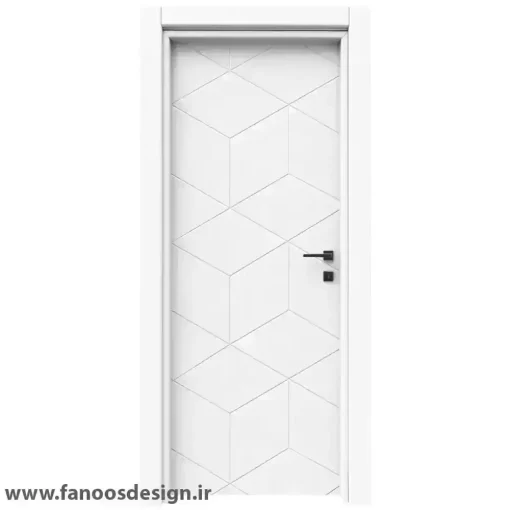 درب سرویس بهداشتی سفید پلی وود ضدآب کد 30380