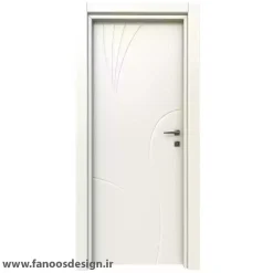 درب سرویس بهداشتی سفید پلی وود ضدآب کد 30383