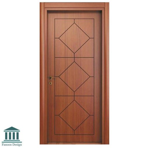 درب پلی وود کلاسیک روکش PVC ضد آب کد 30432