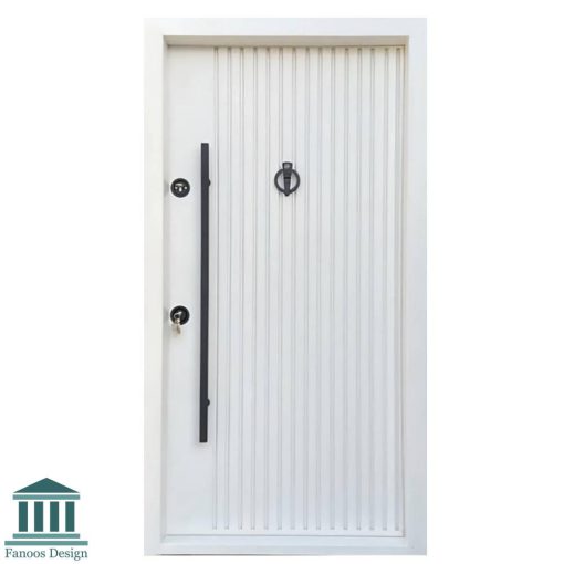 درب ضد سرقت رویه فلز سفید کد 30494