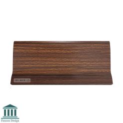 سبد خرید 1 قرنیز PVC گردویی مدل پارکتی کد 3127