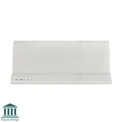 سبد خرید 9 قرنیز PVC سفید براق مدل پارکتی کد 3116