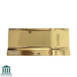 قرنیز PVC مدل پارکتی طلایی براق کد 01