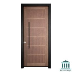 در مدرن ورودی آپارتمان دو قاب کد 30563