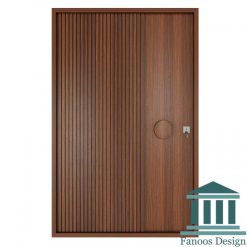 سبد خرید 3 درب پیوت روکش راش شیاری مدرن کد 30515