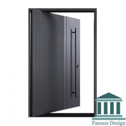 درب ویلایی پیوت فلزی شیاری کد 30517 9 درب پیوت فلزی شیاری کد 30517