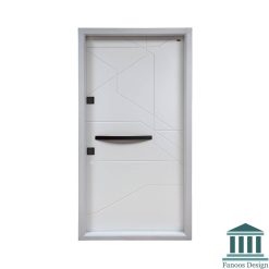 سبد خرید 18 در ضد سرقت مدرن سفید رنگ پوششی CNC کد 30432