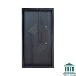 سبد خرید 18 درب ضد سرقت مدرن طوسی رنگ پوششی CNC کد 30431