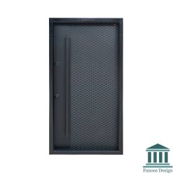 سبد خرید 4 درب ضد سرقت مدرن طوسی رنگ پوششی CNC کد 30430