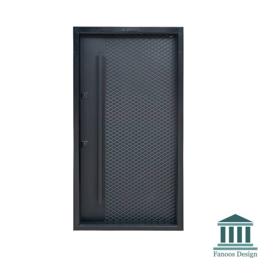 درب ضد سرقت مدرن طوسی رنگ پوششی CNC کد 30430