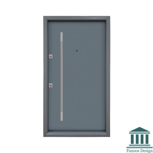 درب ضد سرقت طوسی مدرن رنگ پوششی CNC کد 30427
