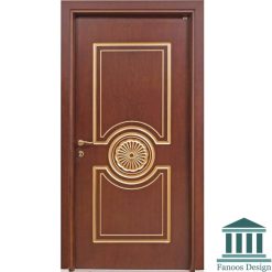 درب ضد سرقت کلاسیک روکش راش - کد 30417 3 درب ضد سرقت کلاسیک کد 30417