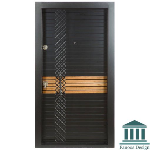 درب ضدسرقت مدرن طوسی با رنگ پوششی کد 30460