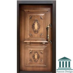 سبد خرید 25 درب ضدسرقت دوقاب برجسته روکش راش کد 30472