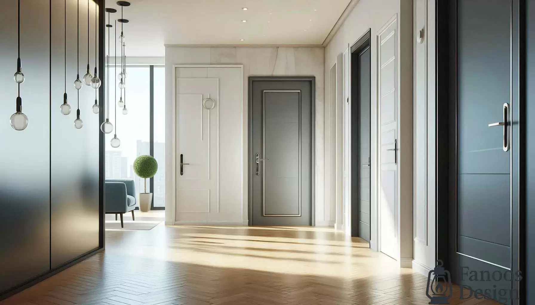 طراحی نوین درب‌های آپارتمان