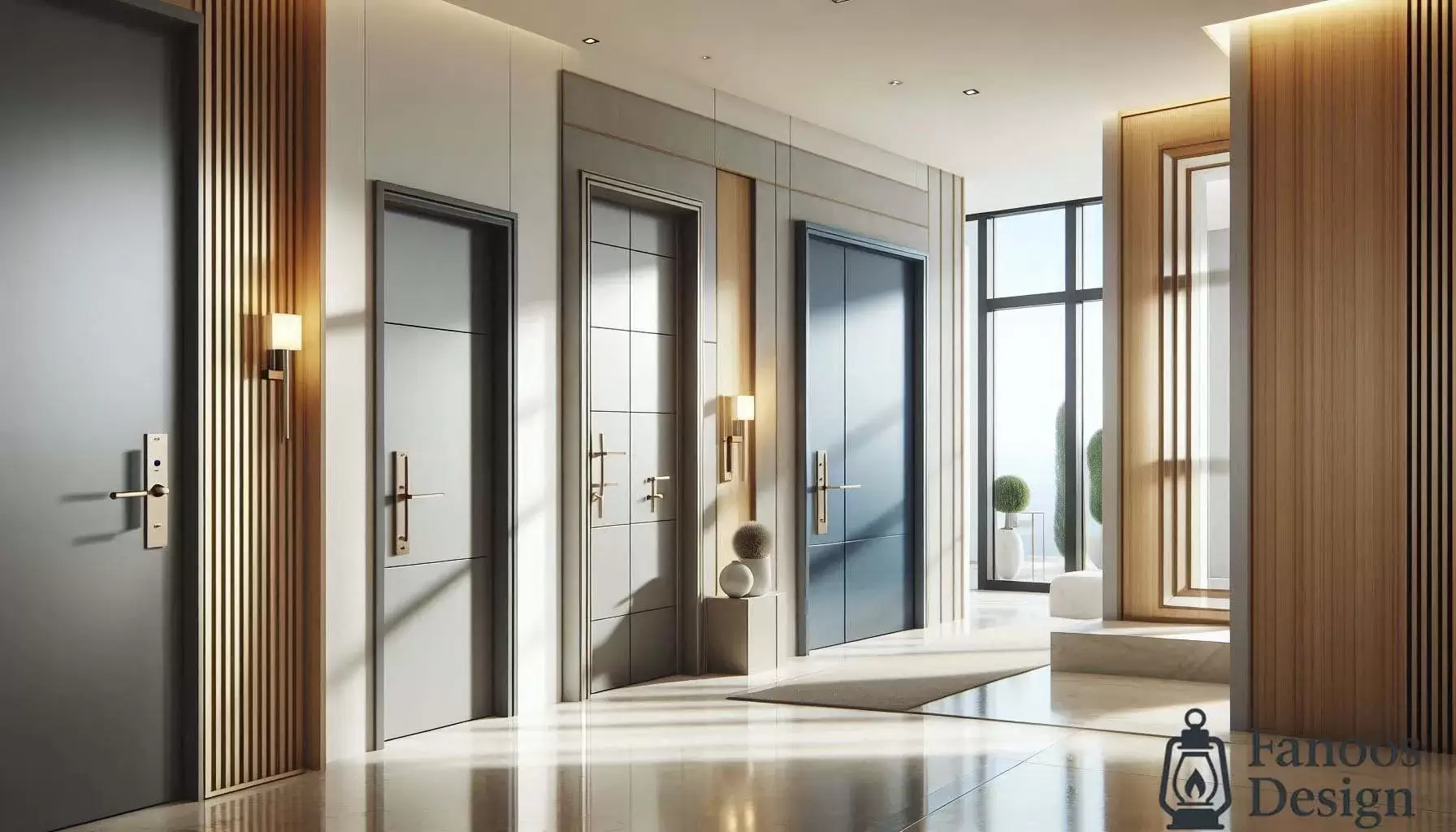 طراحی نوین درب‌های آپارتمان