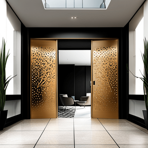 درب لابی دو لنگه یا تک لنگه؟ کدام مناسب ساختمان شماست؟ 1 درب لابی