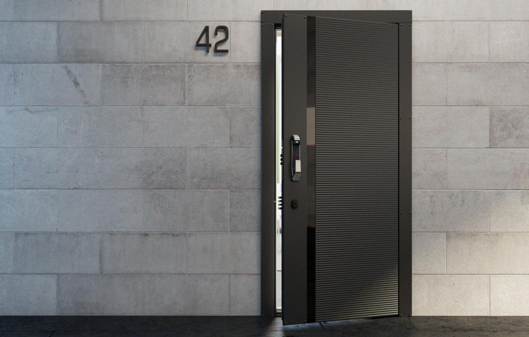 درب ضد سرقت روکش PVC