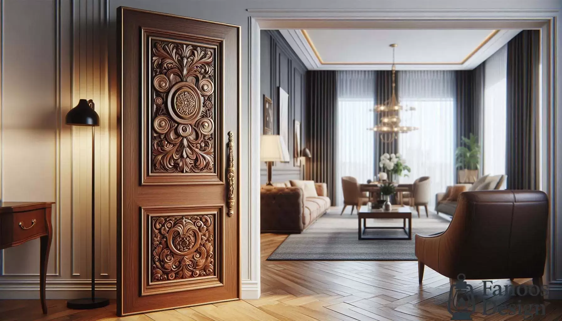 چگونه درب های کلاسیک می توانند رنگی از پیچیدگی و تاریخ را به فضاهای زندگی معاصر اضافه کنند