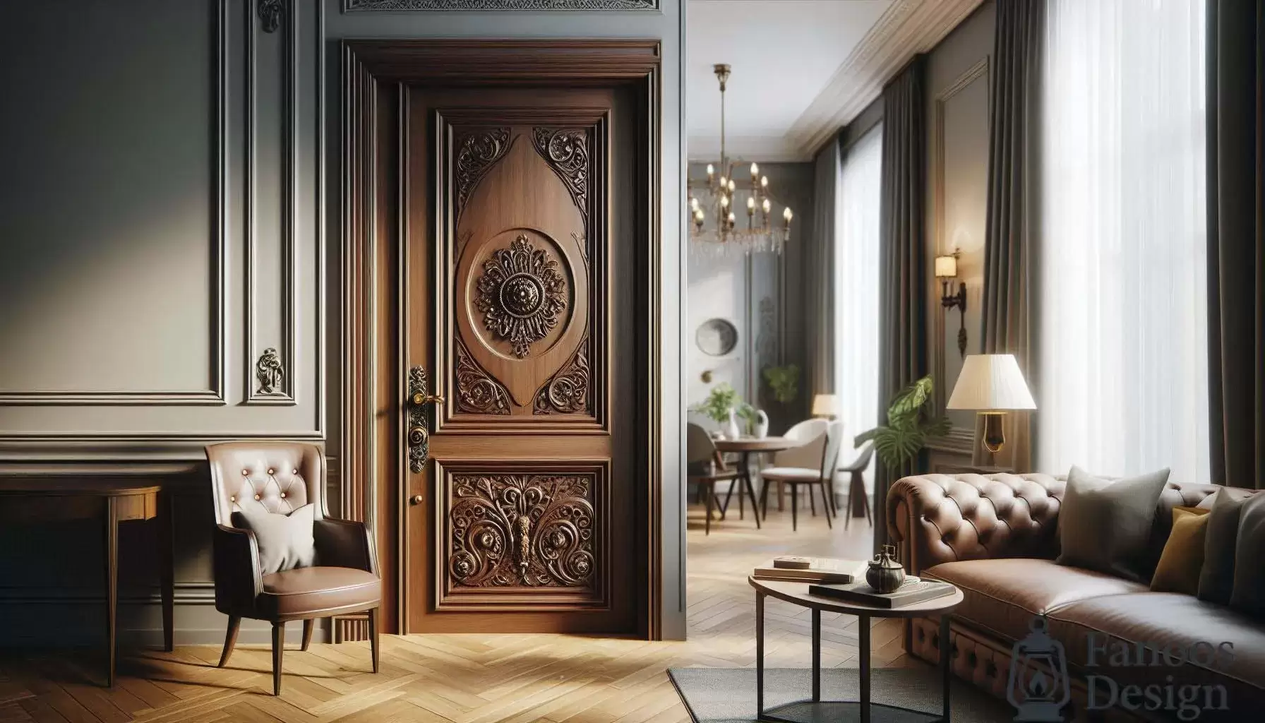 چگونه درب های کلاسیک می توانند رنگی از پیچیدگی و تاریخ را به فضاهای زندگی معاصر اضافه کنند