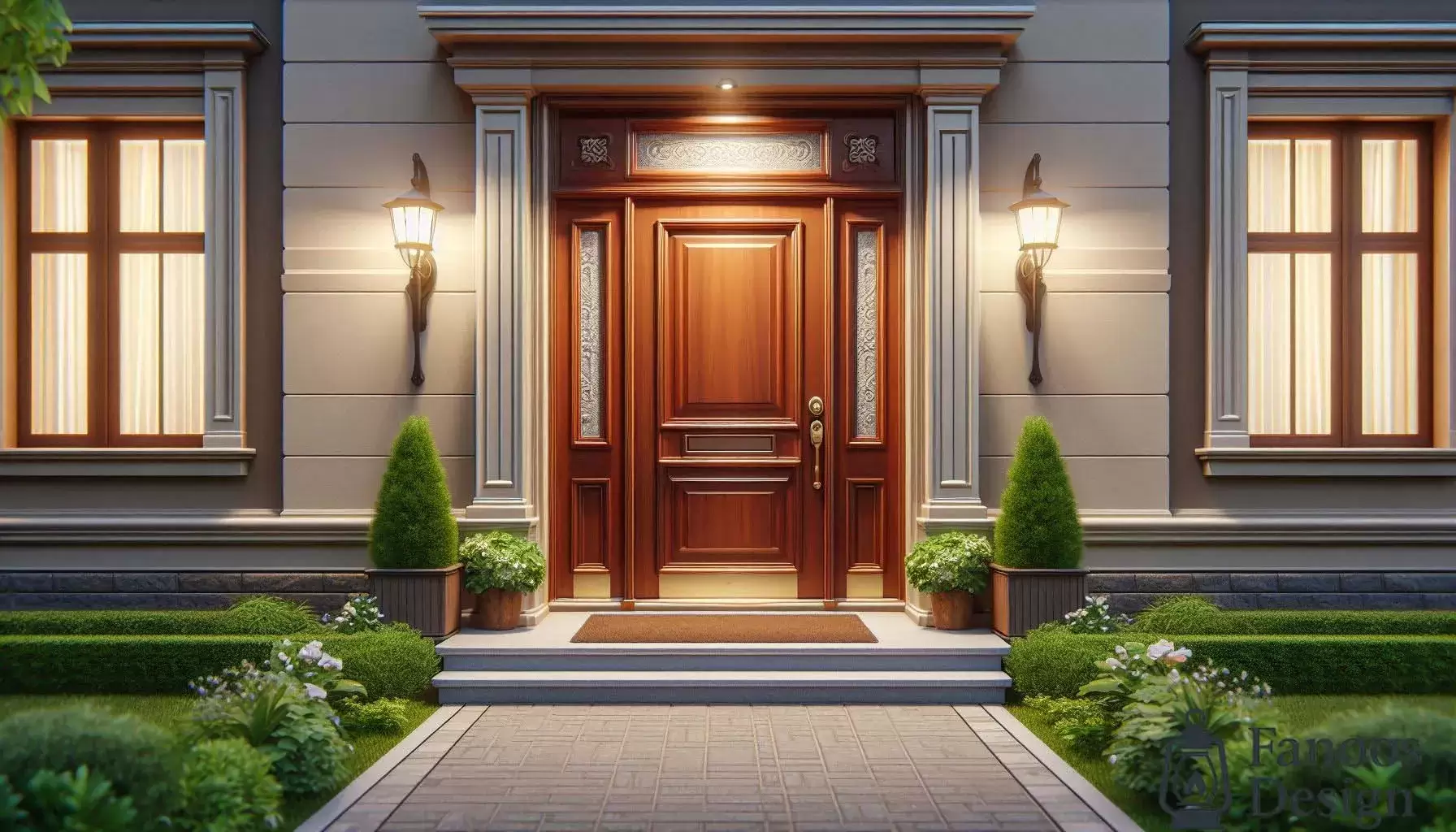 چگونه یک درب جلویی کلاسیک می تواند جذابیت محدود خانه شما را تغییر دهد