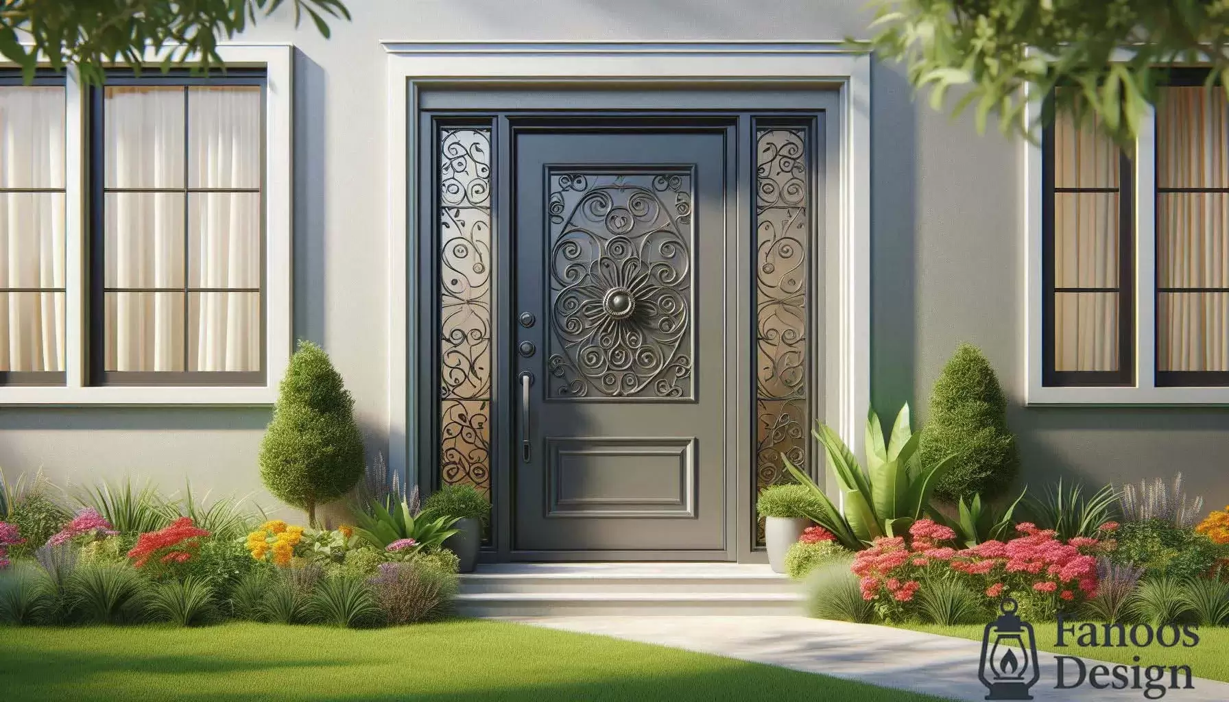 روشی که یک درب ورودی آهنی می تواند جذابیت و امنیت خانه شما را افزایش دهد