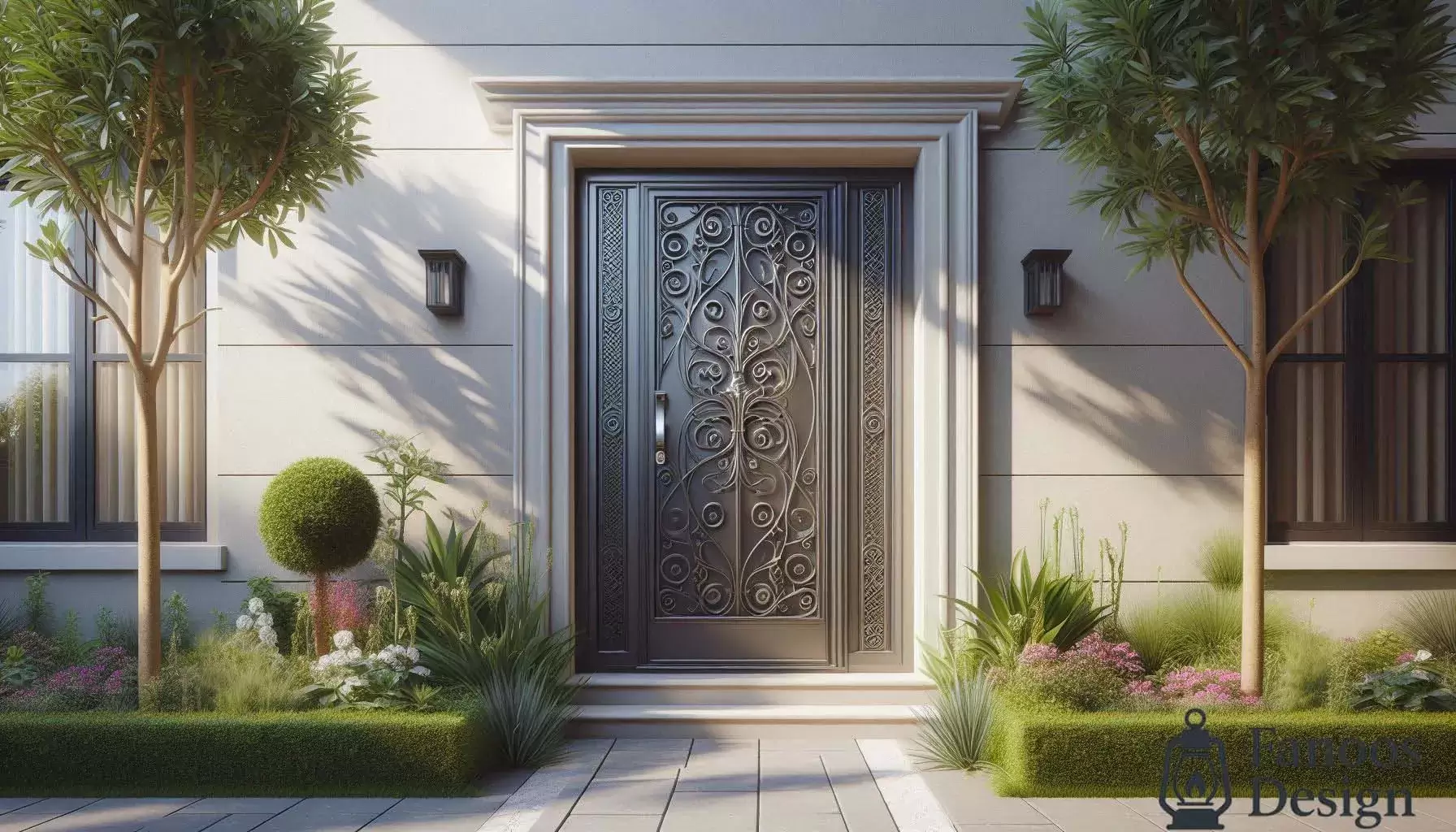 روشی که یک درب ورودی آهنی می تواند جذابیت و امنیت خانه شما را افزایش دهد