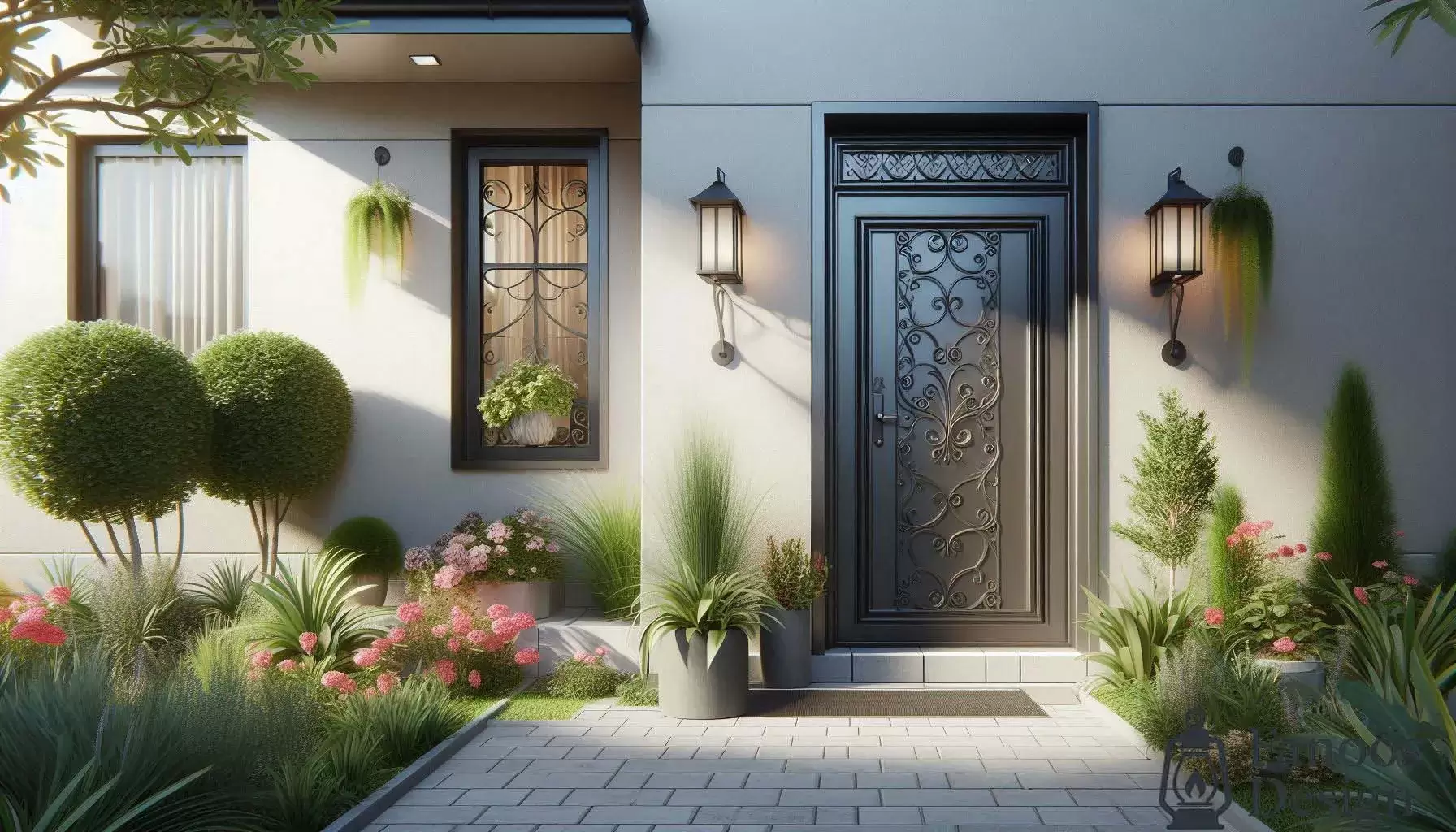 روشی که یک درب ورودی آهنی می تواند جذابیت و امنیت خانه شما را افزایش دهد