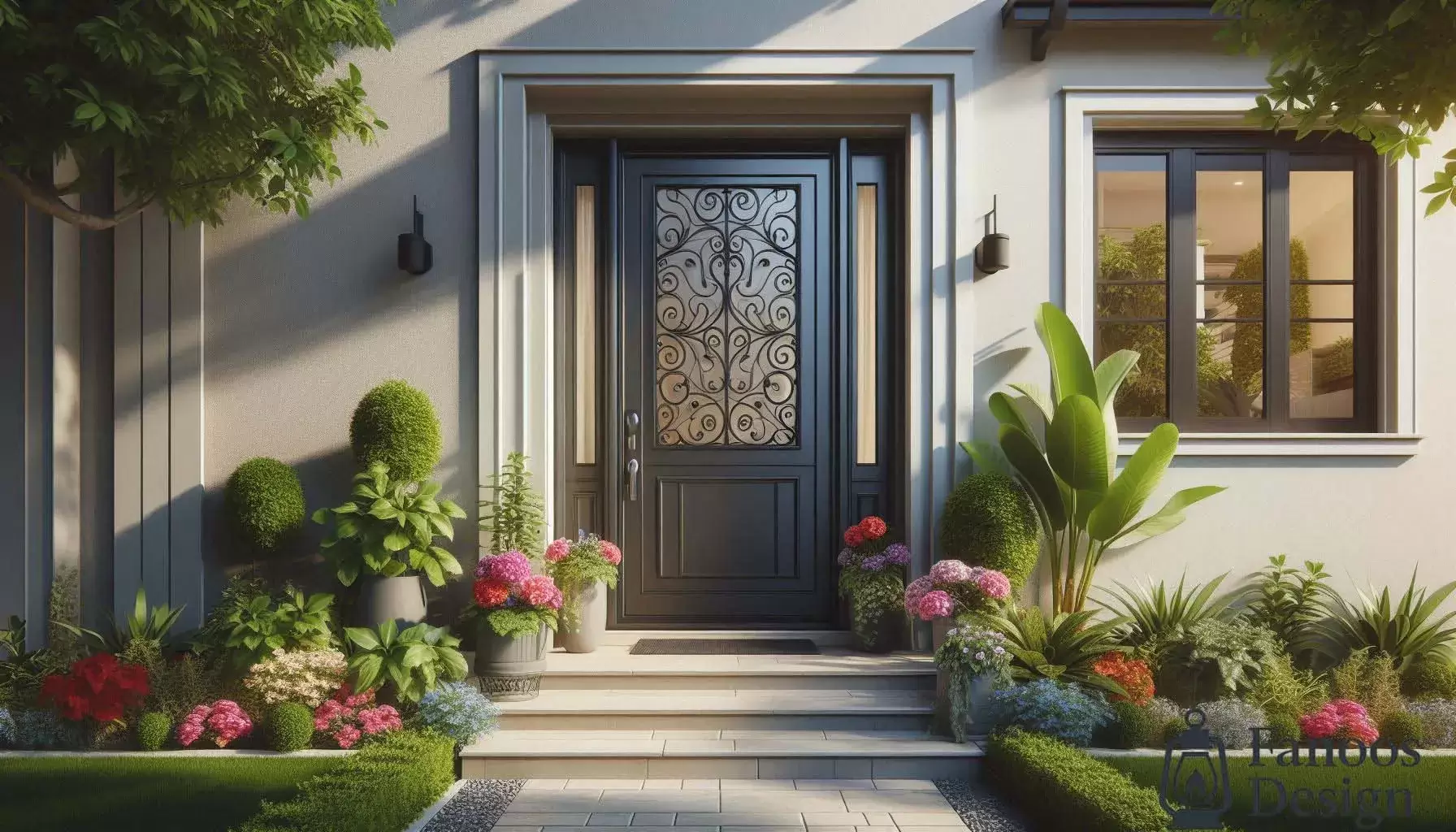 روشی که یک درب ورودی آهنی می تواند جذابیت و امنیت خانه شما را افزایش دهد