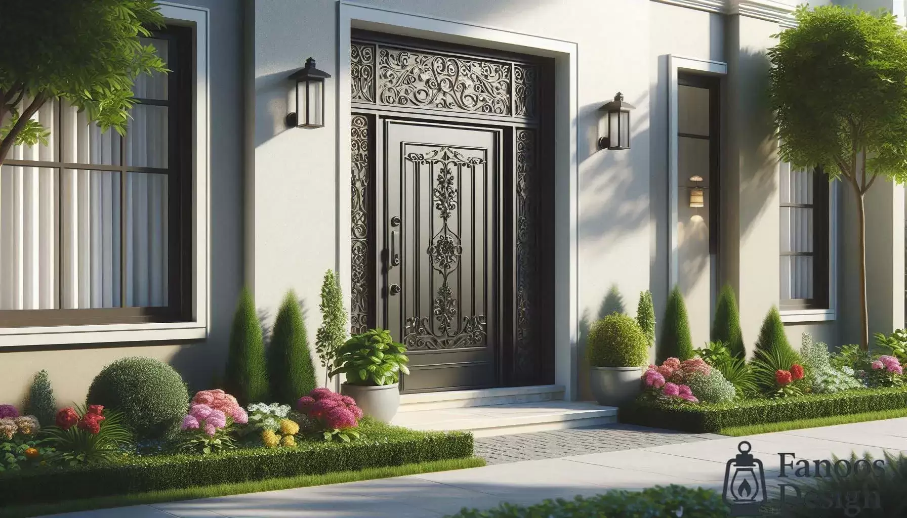 روشی که یک درب ورودی آهنی می تواند جذابیت و امنیت خانه شما را افزایش دهد