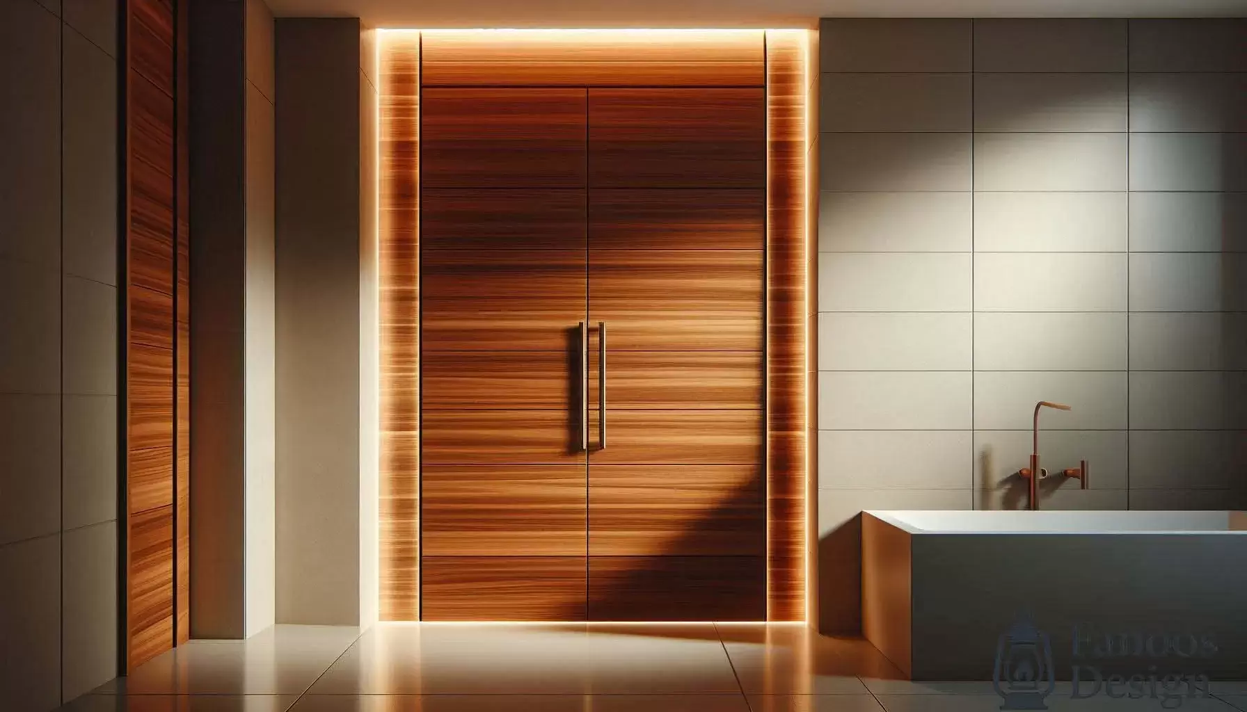 جذابیت و مزایای ماندگار درب های سرویس چوبی