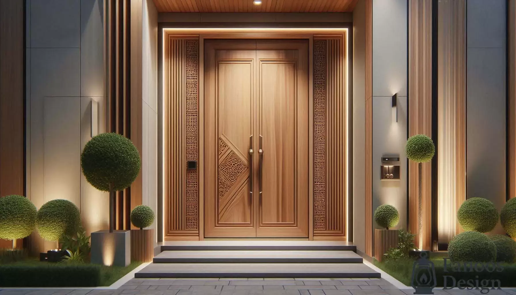 ظرافت بی‌زمان درب‌های چوبی مدرن