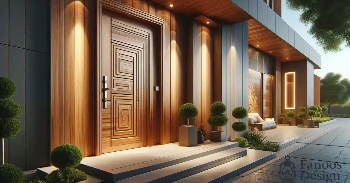 ظرافت بی‌زمان درب‌های چوبی مدرن