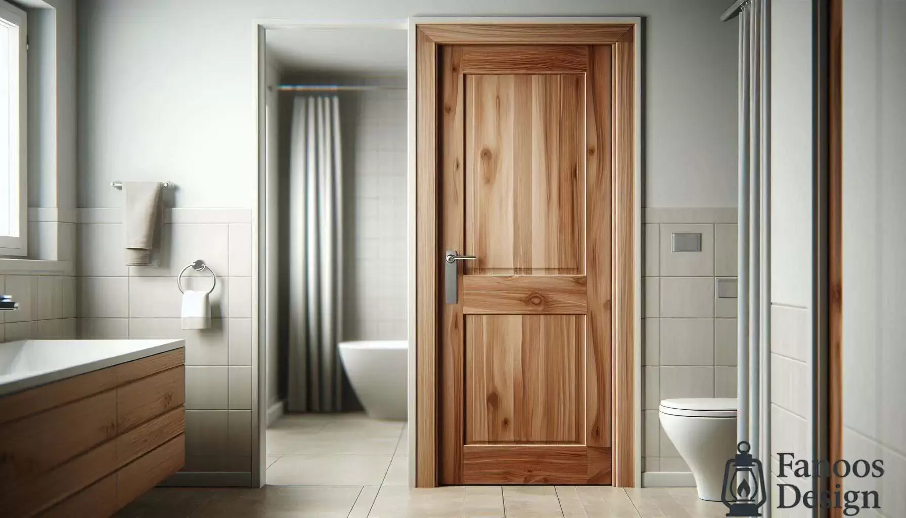 ظرافت جاودانه درب های سرویس چوبی