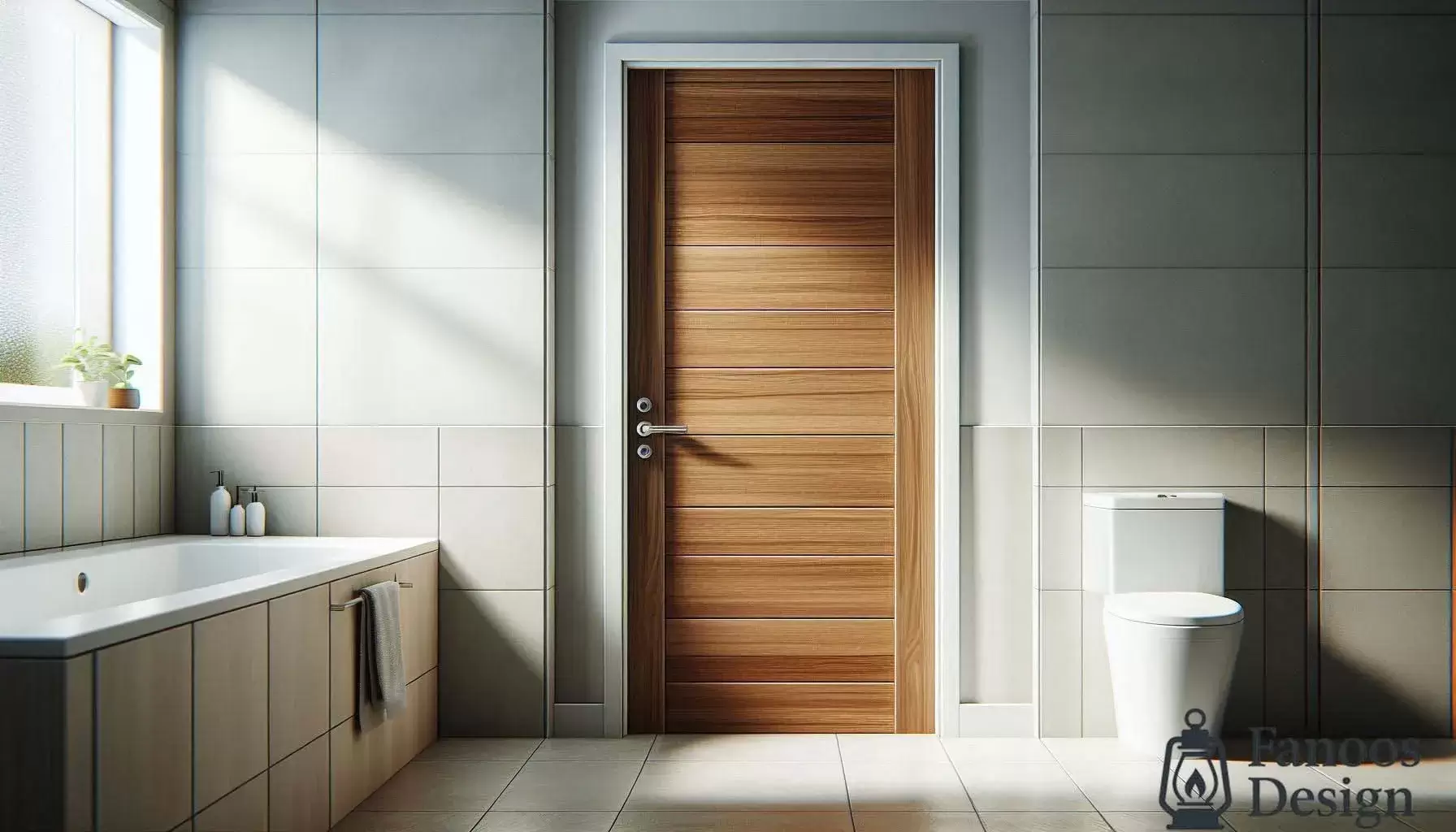 ظرافت جاودانه درب های سرویس چوبی